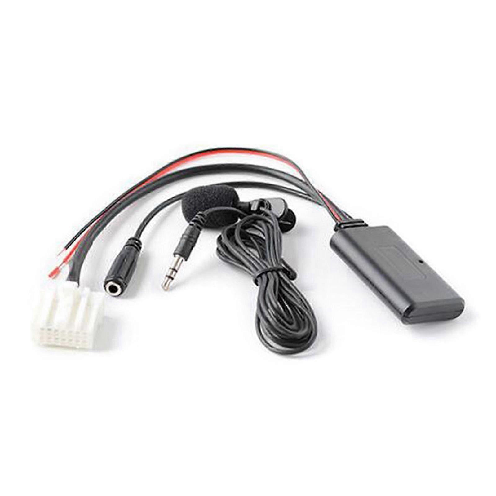 Car Stereo Connector Aux Bluetooth-Compatible Cable for Compatible Vehicles