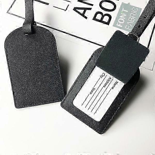 Luggage Tag / Address Tag - Black Bag Identifier