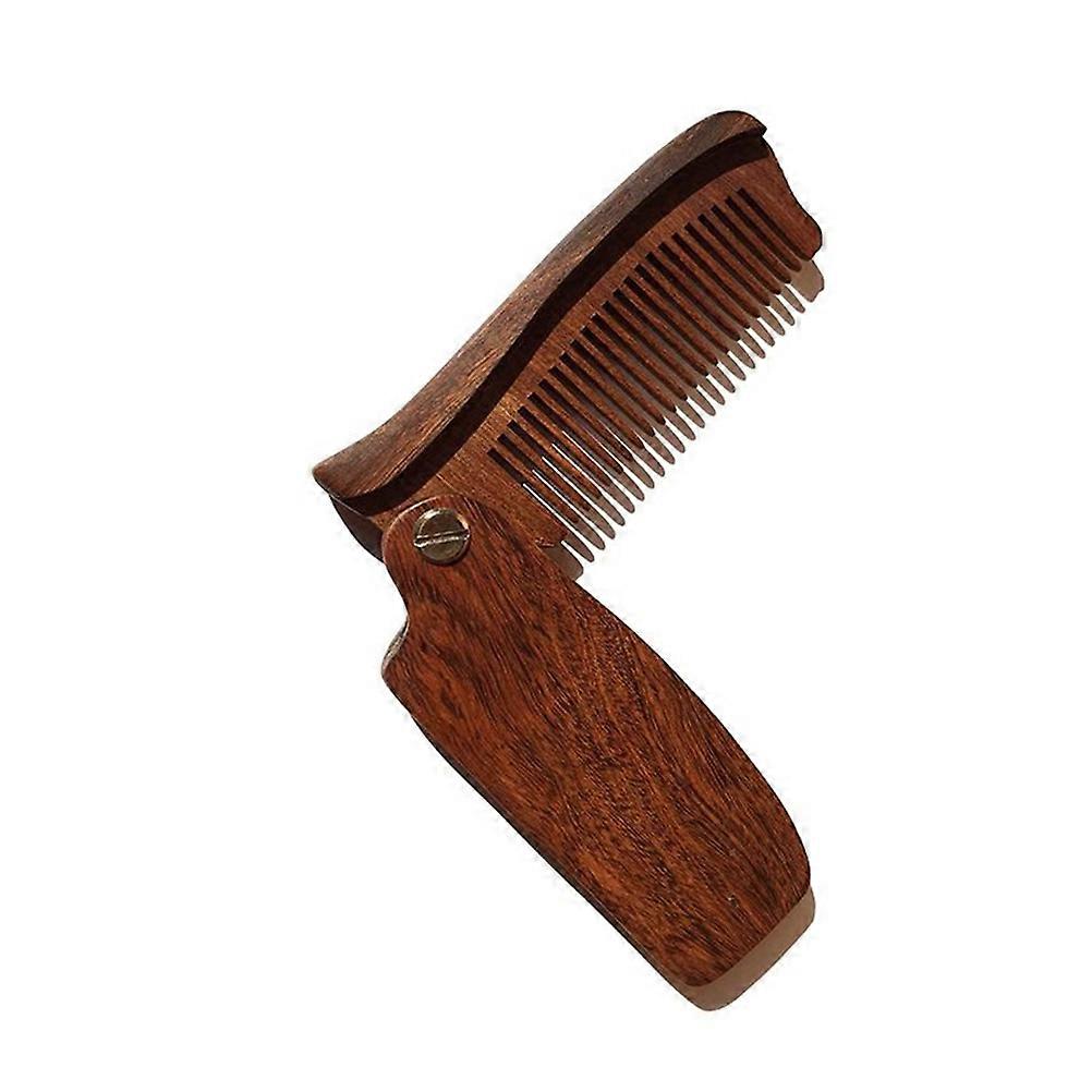 Comb For Men Foldable Hair Comb Daily Use Dark Brown 18*4cm Stimulate Blood Circulation 1PC