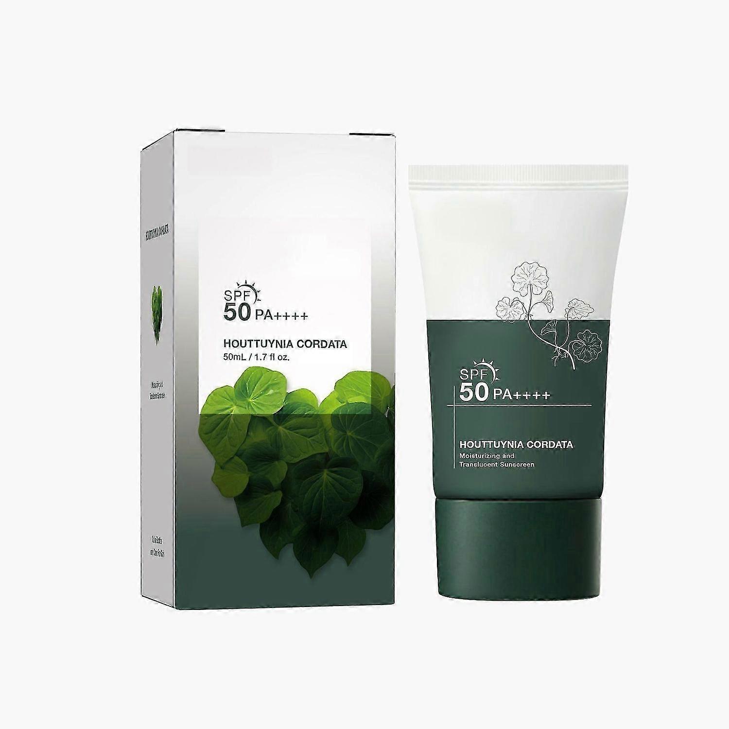 Heartleaf Silky Moisture Mild Sunscreen, Broad Spectrum SPF 50+ with Moisturizing Formula, Lightweig