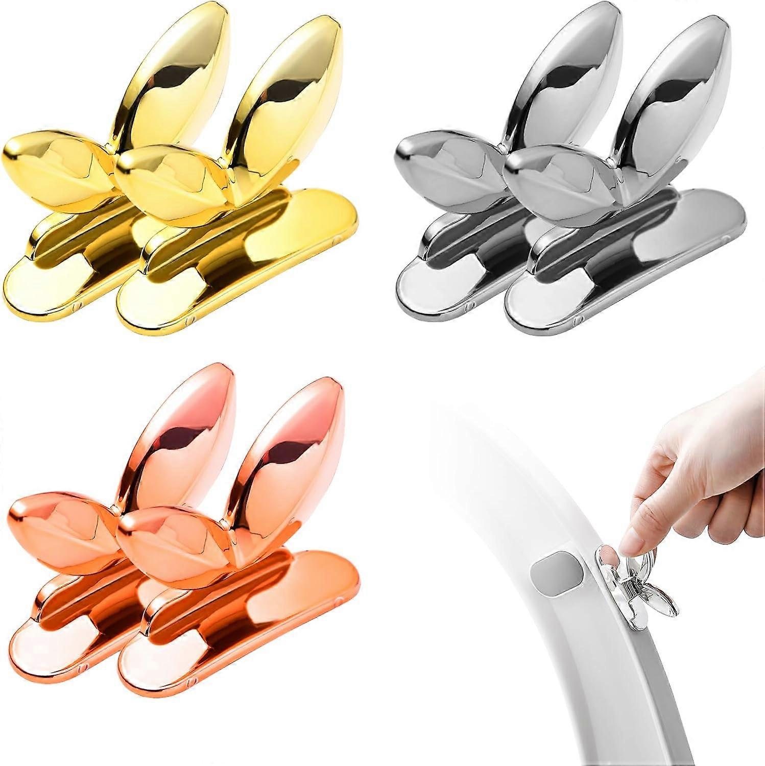 6 Self-Adhesive Toilet Seat Handle Covers - Avoid Touching, Lifter