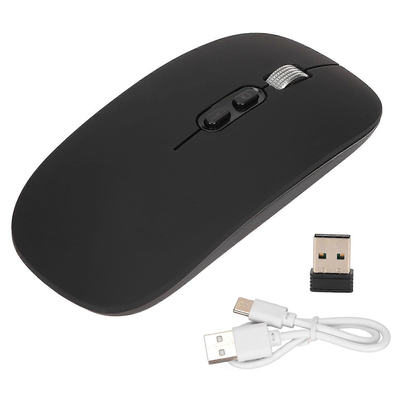 Wireless Mouse 2.4G Stylish Slim Smart Three Speed DPI Rechargeable RGB Gaming Office Mouse