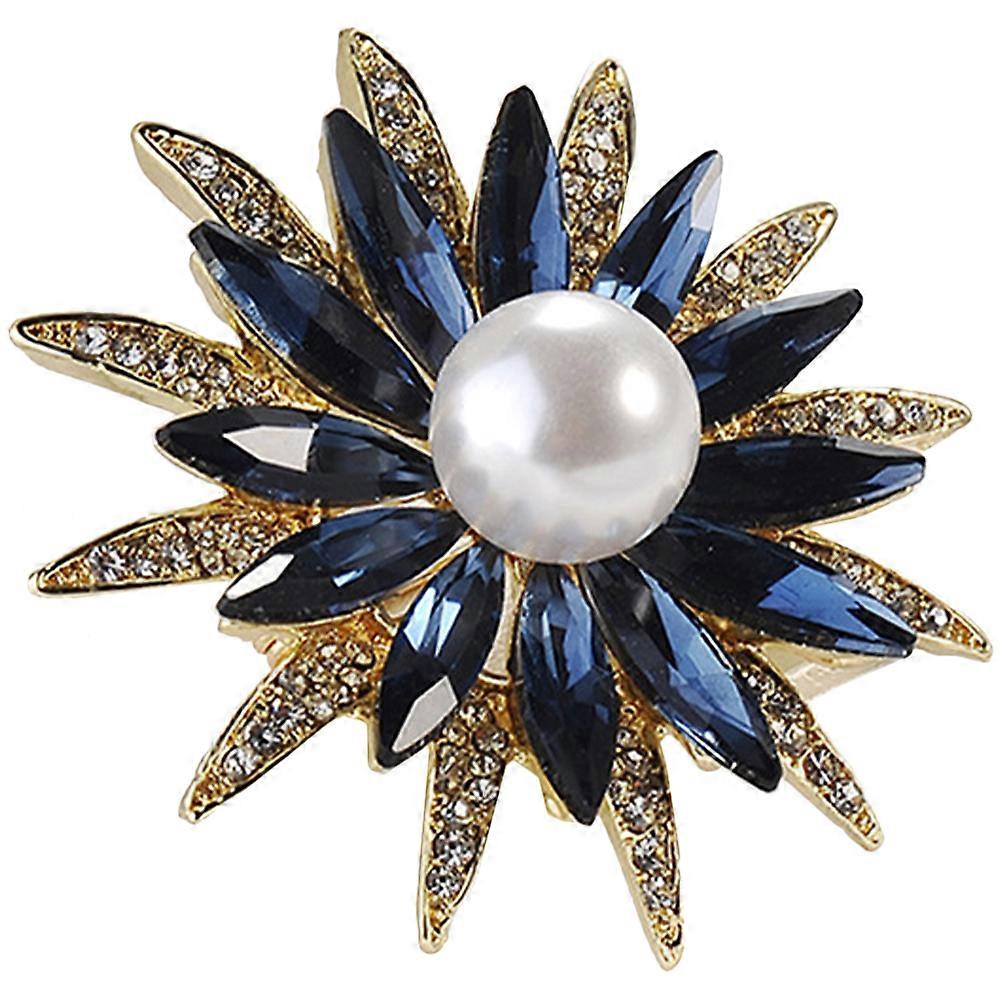 Elegant Crystal Brooch Pin for Women – Geometric Design Corsage Jewelry Accessory, Lightweight and Sturdy with Fine Craftsmanship for Weddings,