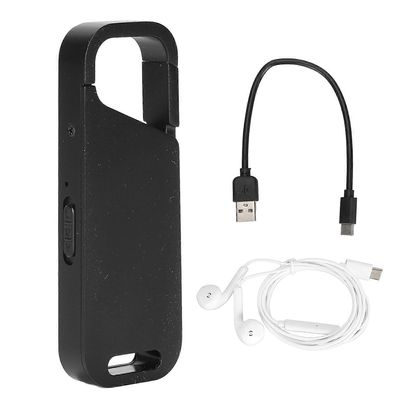 16GB AI Intelligent Digital Voice Recorder with HD Noise Reduction and MP3 Player