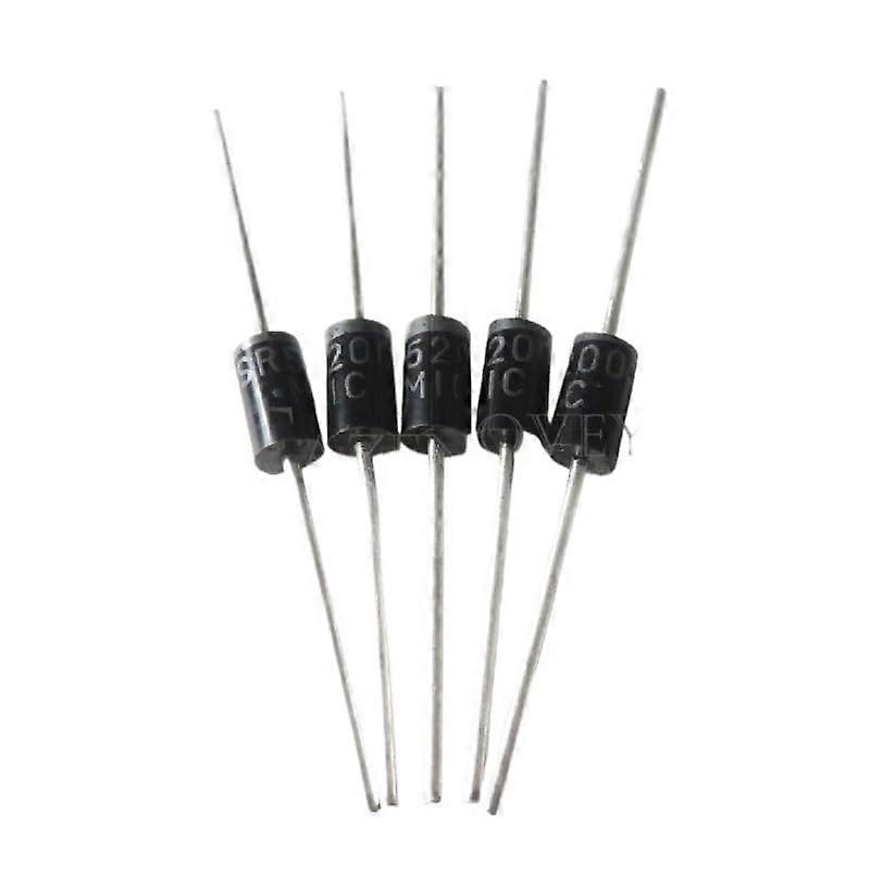 SR5200 SB5200 Schottky Barrier Rectifier Diode 5A 200V DO-201AD DO-27 Pack of 20pcs for High-Efficiency Applications