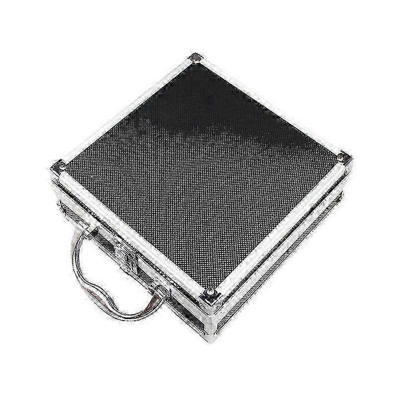 Practical Aluminum Alloy Toolbox with Accessories Storage - Compact Small Suitcase for Tools & Hardware by Yalo
