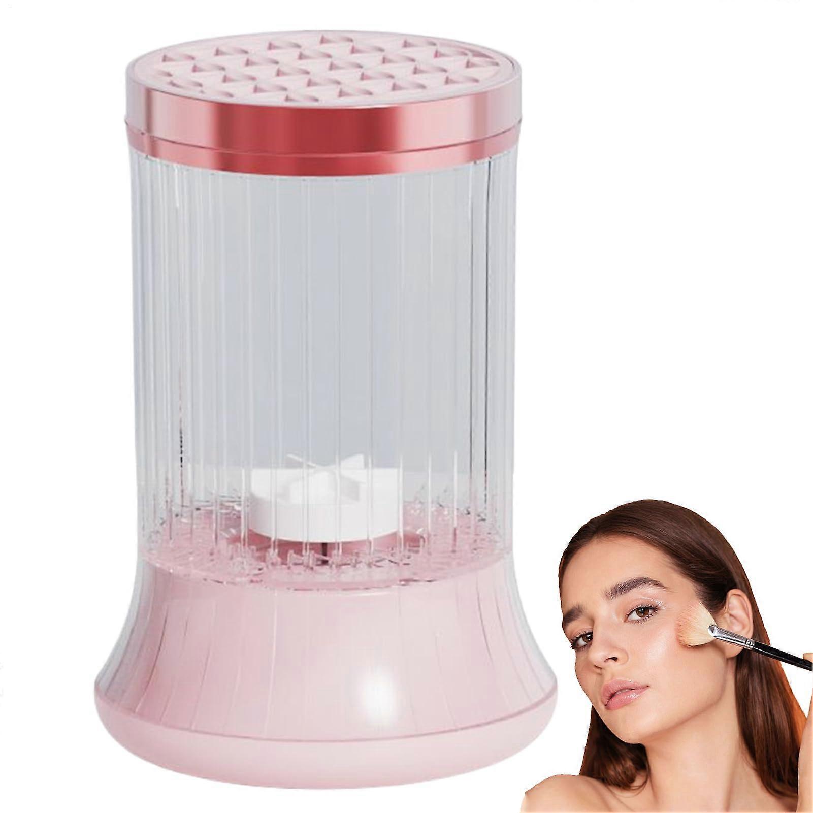 Automatic Rotating Brush Cleaner for Makeup Brushes, Rechargeable Drying Tool, Multifunctional Cleaning Device for Cosmetic Brushes