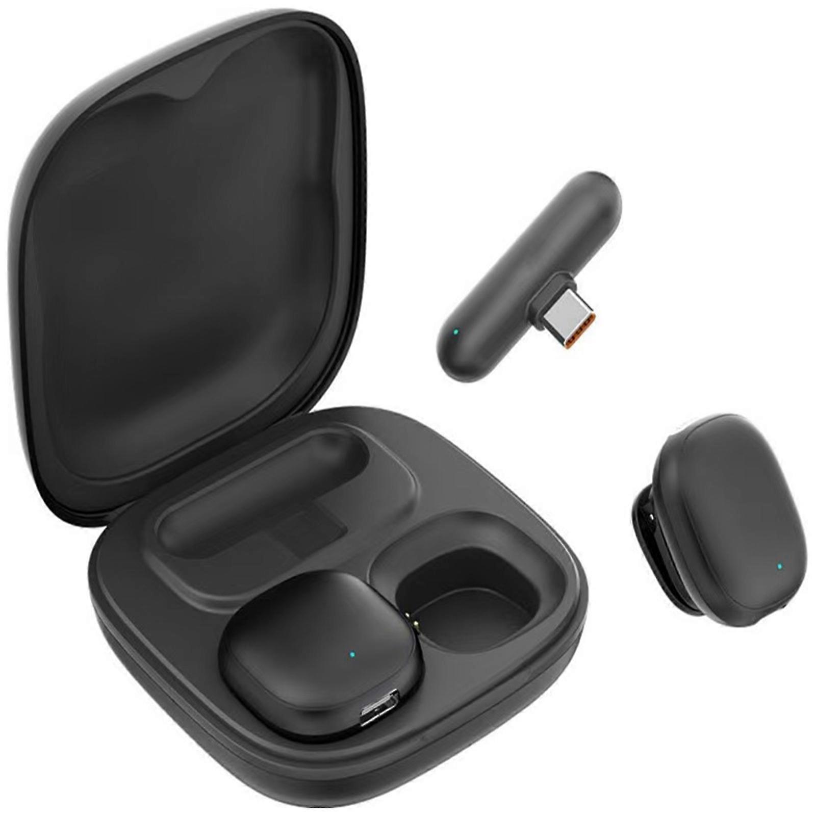 Long Battery Lifes AI Enhances Lapel Microphone Wireless Magnetic Clip On Mic For Streaming for Androids Ioss Devices Multicolor