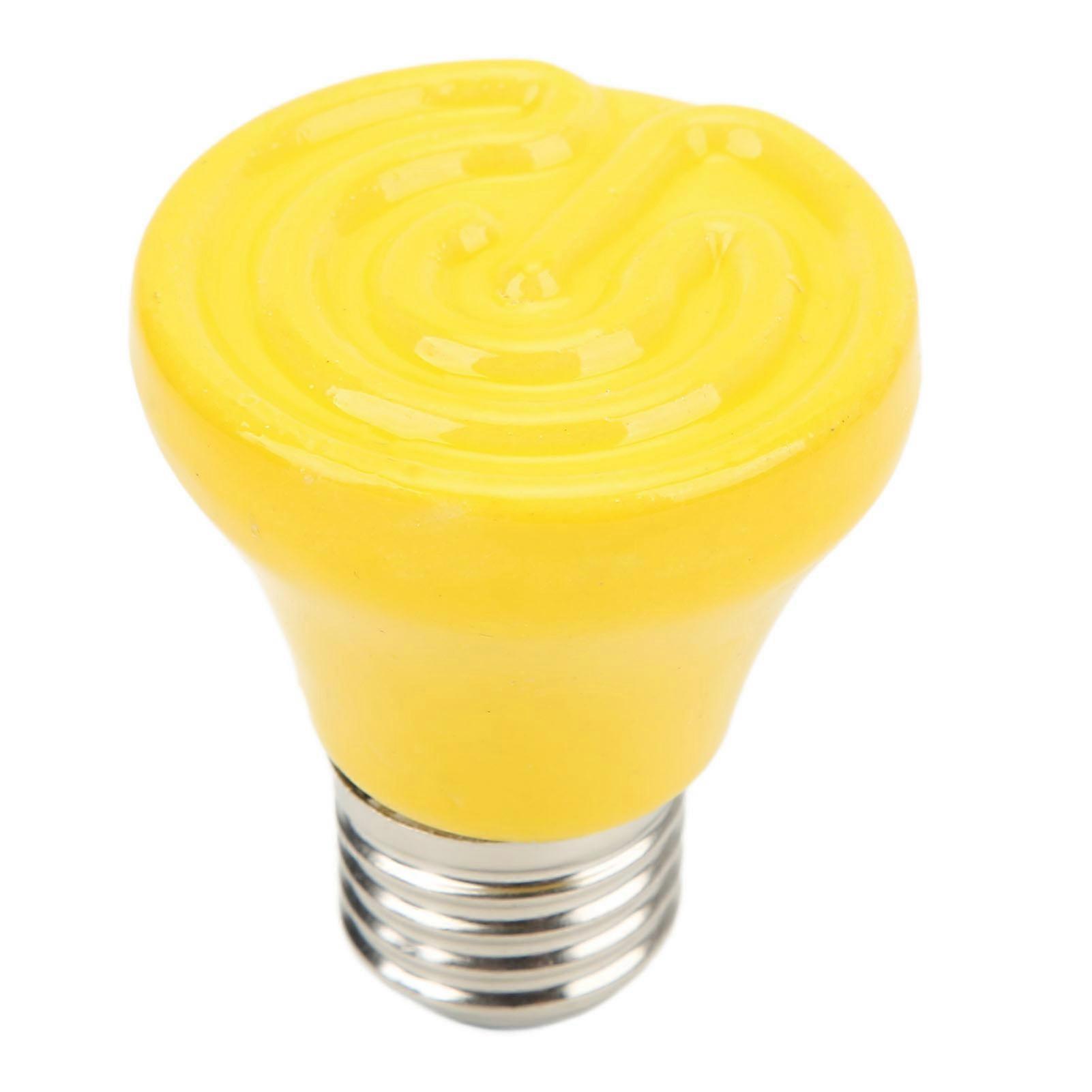 セラミック爬虫類ヒートランプ電球ミニ赤外線熱セラミック両生類ヒーティングランプトカゲ爬虫類用220V-240V