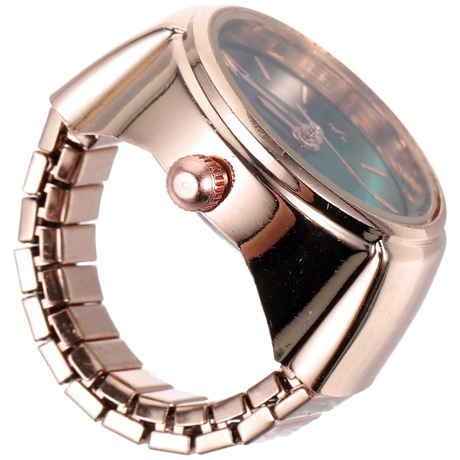 Ruusukultainen sormuskello sisustuskäyttöön, minisormuskello