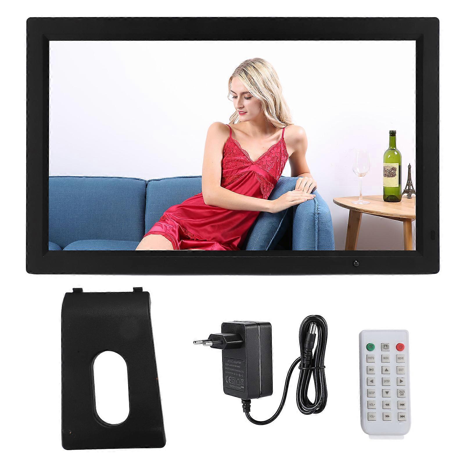 23.6" Digital Photo Frame with Motion Sensor, 1080p IPS Display, Remote & Music Player