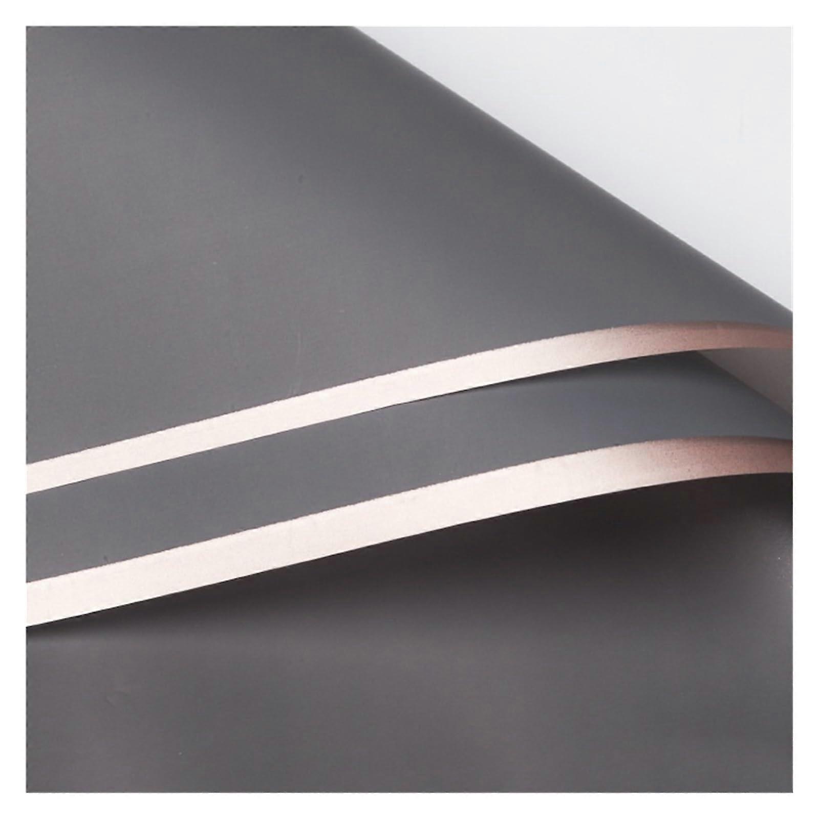 20 PCS/PACK Golden Border Rose Flower Gift Wrap Style SemiTransparent Wrapping Paper Florist Bouquet Wrapping Paper (Grey 20 Sheets)