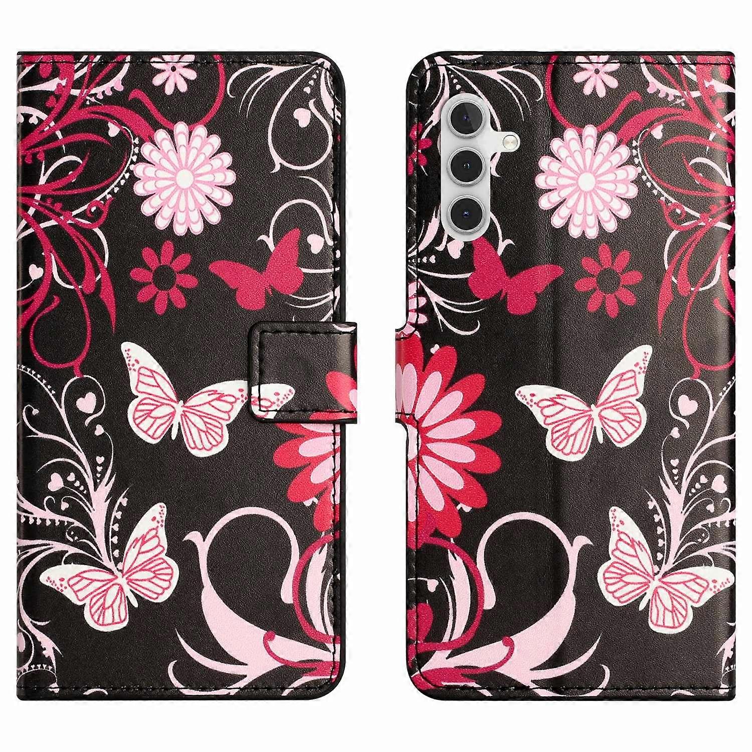 For Samsung Galaxy S25 FE Case Pattern Print PU Leather Wallet Phone Cover