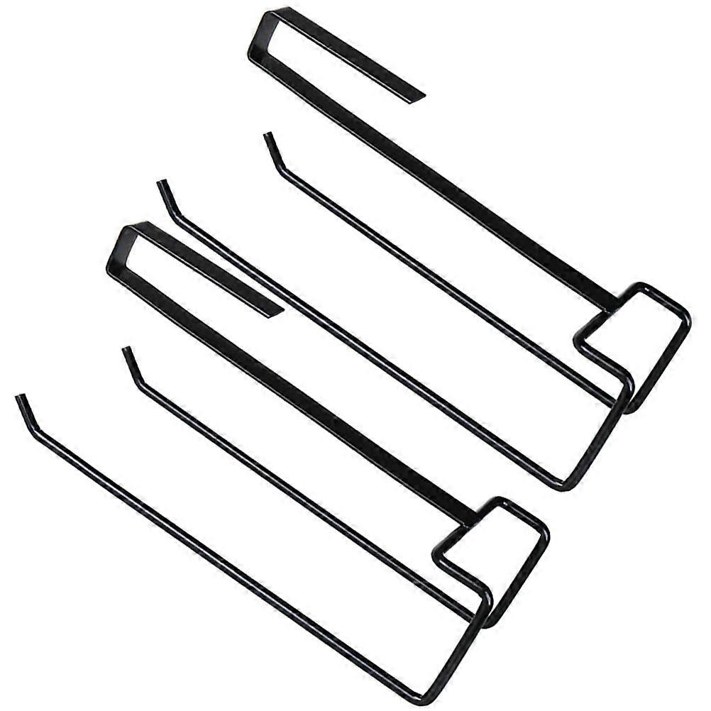 Countertop Paper Towel Holder Practical Storage Rack Plastic Wrap Carrier 23x10.5x9cm 2Pcs