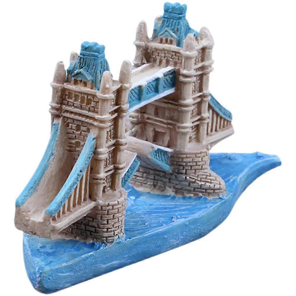 2Pcs Fish Tank Bridge Decor for Aquarium Underwater Hide and Adorn Fish Bridge Decoration