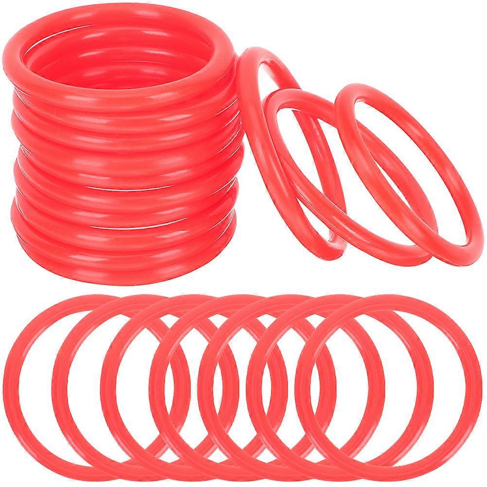 Plastic Rings Toss Game for Adults 20Pcs Agility Practice Game Rings