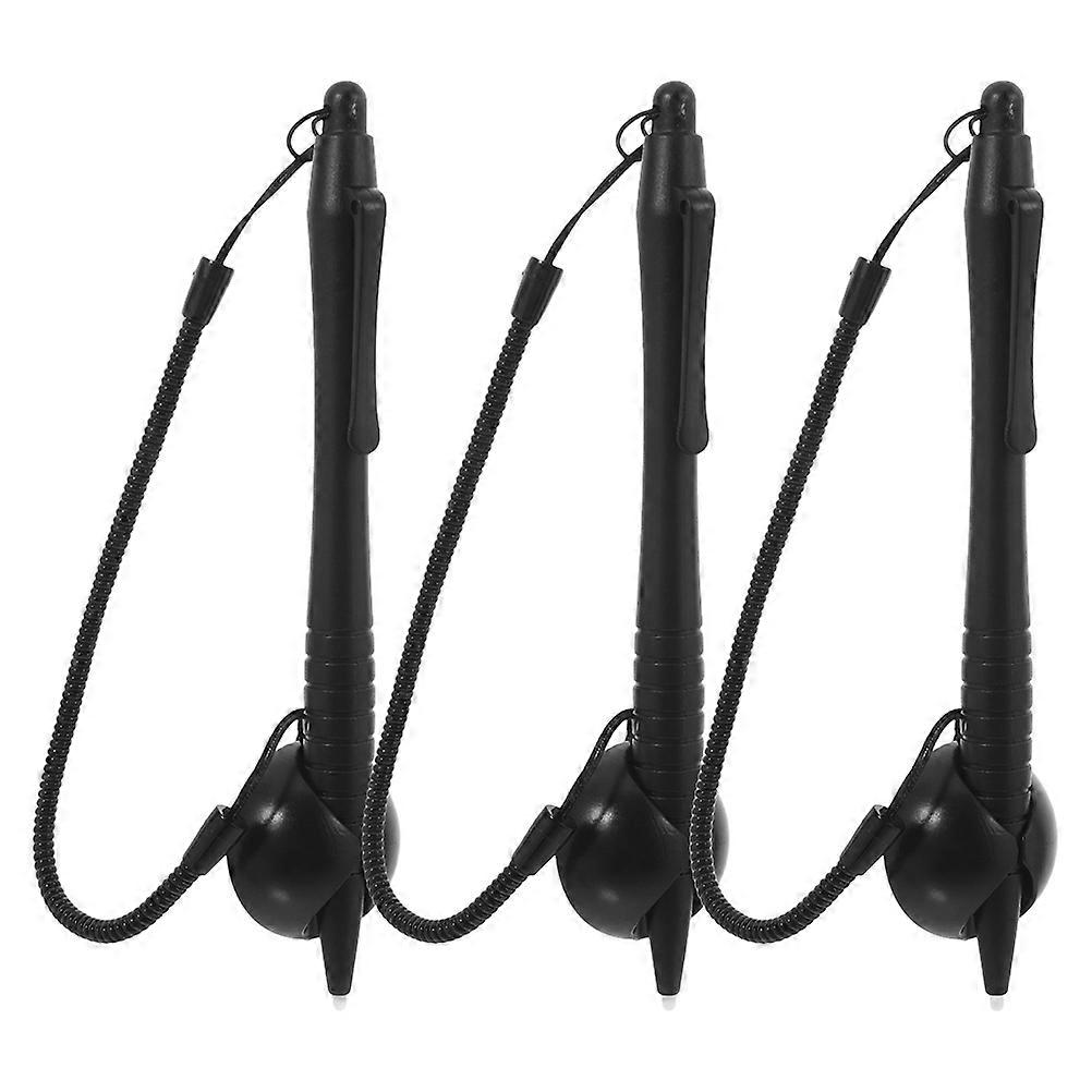 3pcs Resistive Touch Screen Stylus Pen with Base and Lanyard – High Sensitivity Writing Tool for Tablets and Smartphones, Durable for Office and