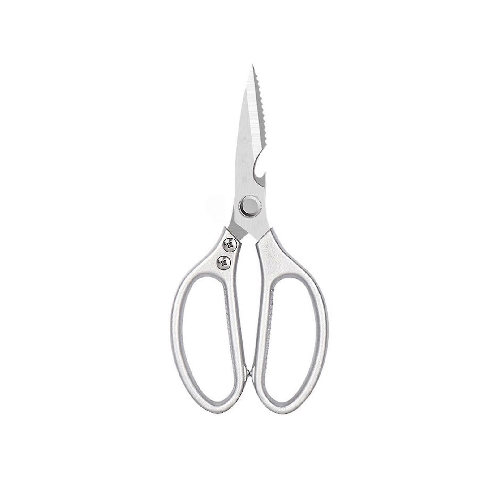 Kitchen scissors, multifunctional kitchen scissors, cutting knife, stainless steel plate, kitchen scissors for cutting meat, stylish