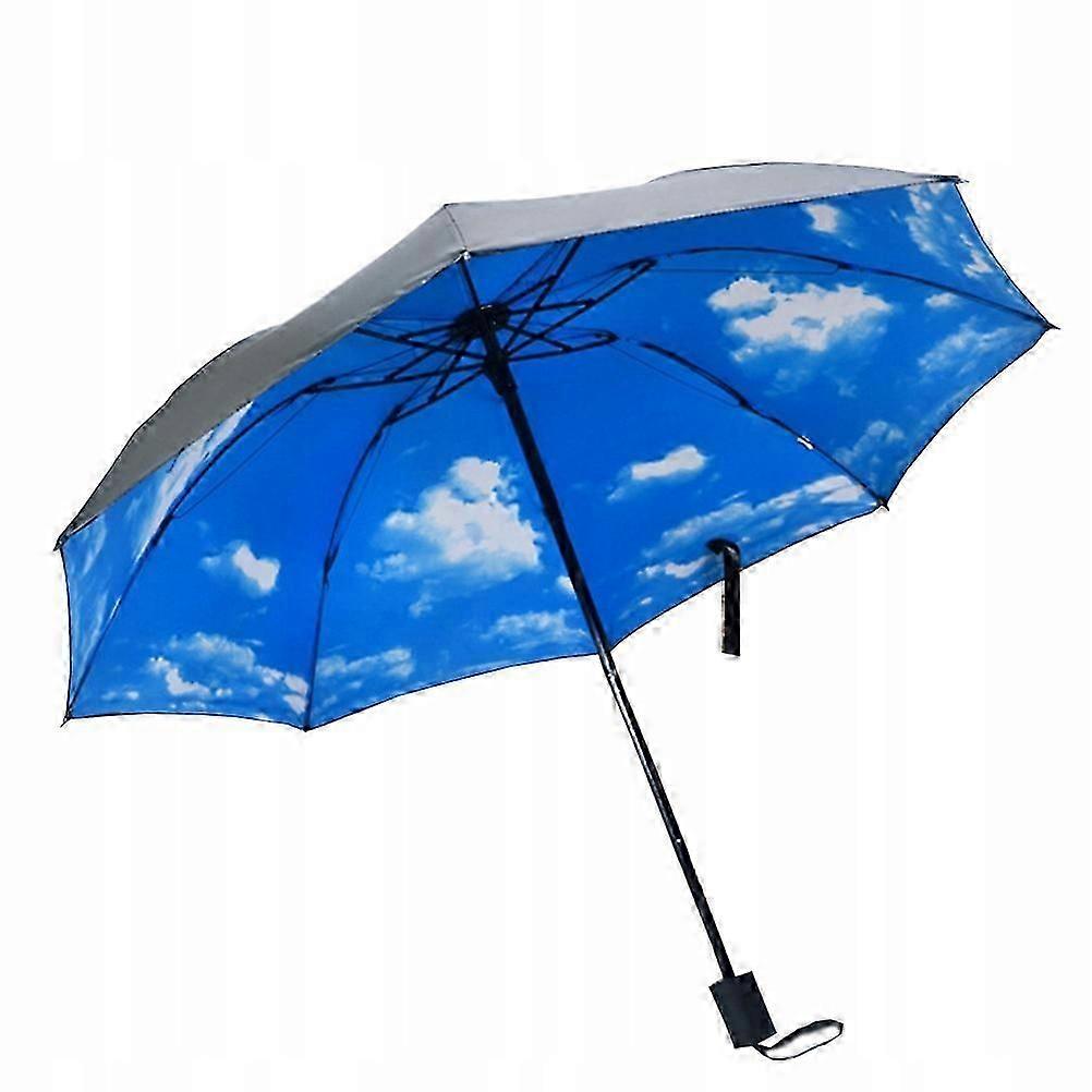 Regenschirm Automatische Klappabdeckung Winddicht Stark
