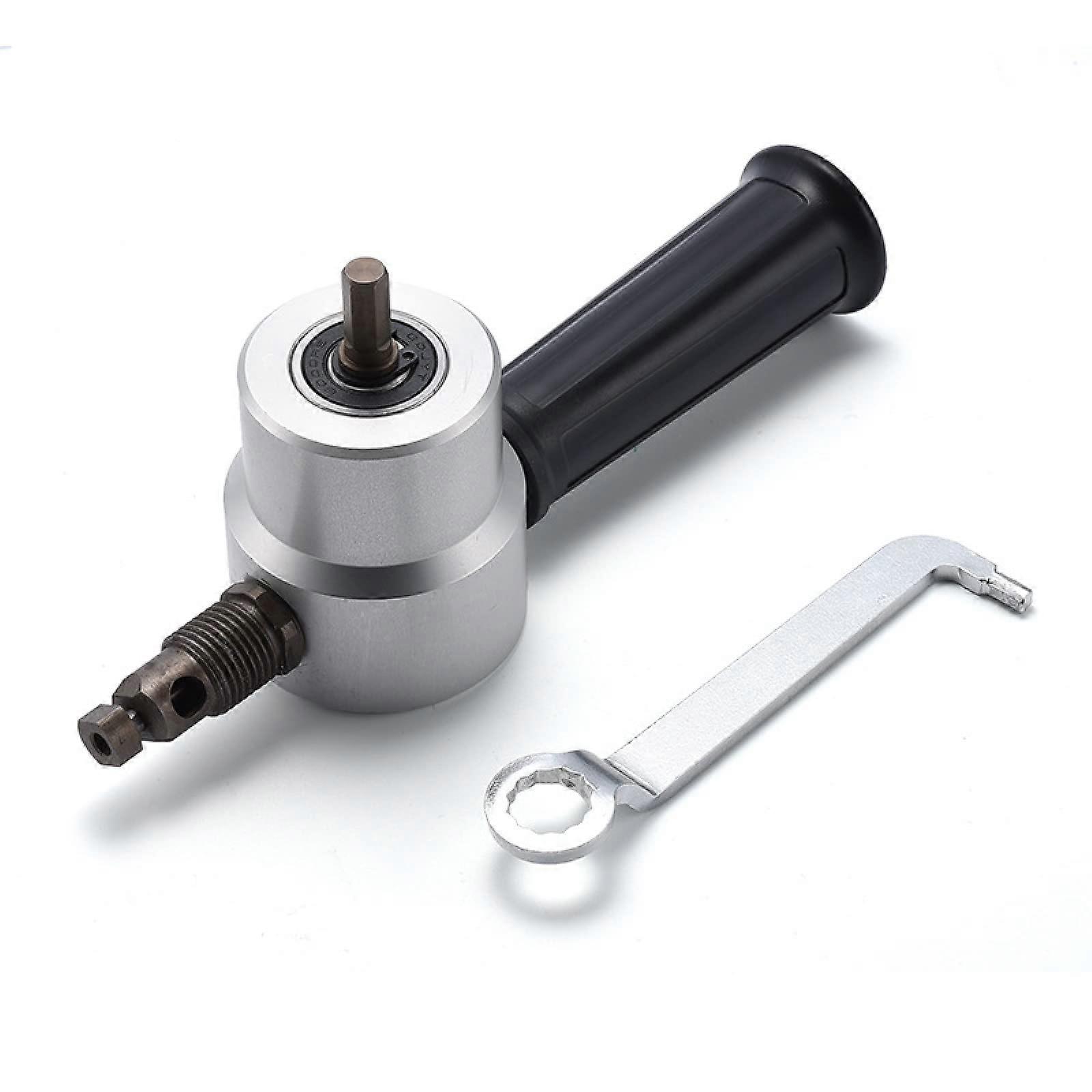Sheet Metal Cutting Nibble Double Head Sheet Metal Nibble Saw Cutting Tools Drill Attachment Cutting Tool