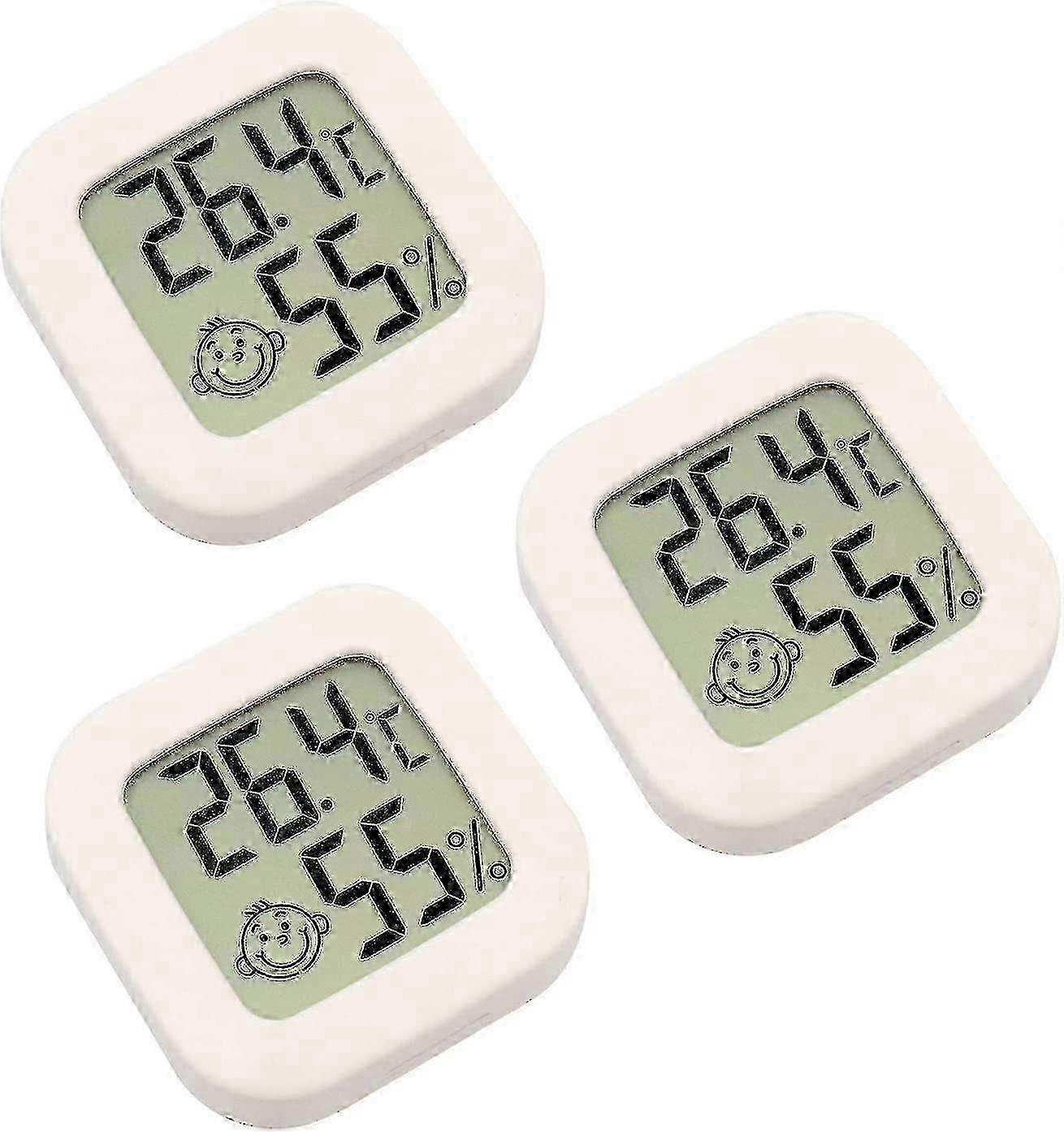 3 Pieces Mini Digital Indoor Thermometer Hygrometer Humidity Temperature Lcd Display Bluetooth Sensor Wireless Thermometer