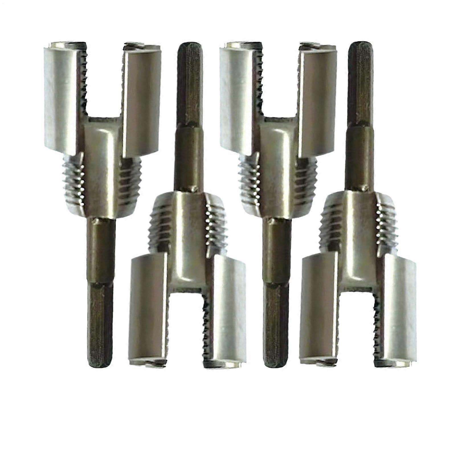 Integrated Internal & External Pipe Threading Tool 4-Pack Dual-Function Pipe Cutting Tool Drill-Compatible Rethreading