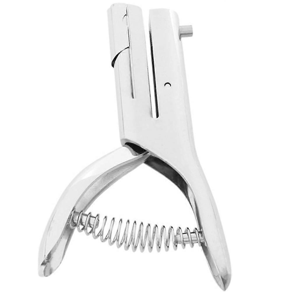 Sturdy Round Hole Puncher For Craft Projects And Office Use With Scrap Collection Functionality 1Set