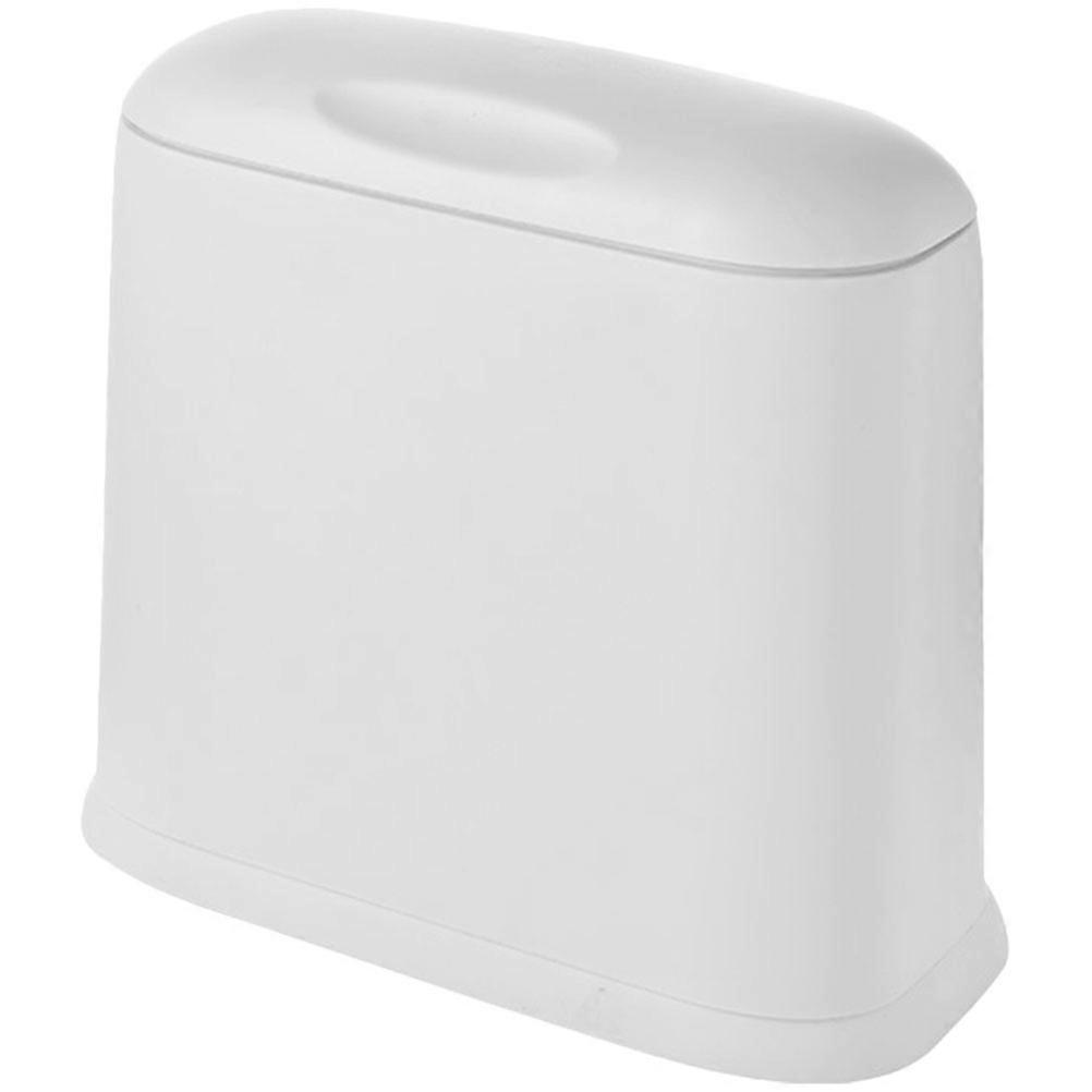 Plastic Wastebasket for Home White Color Functional and Versatile Small 4 Gallon