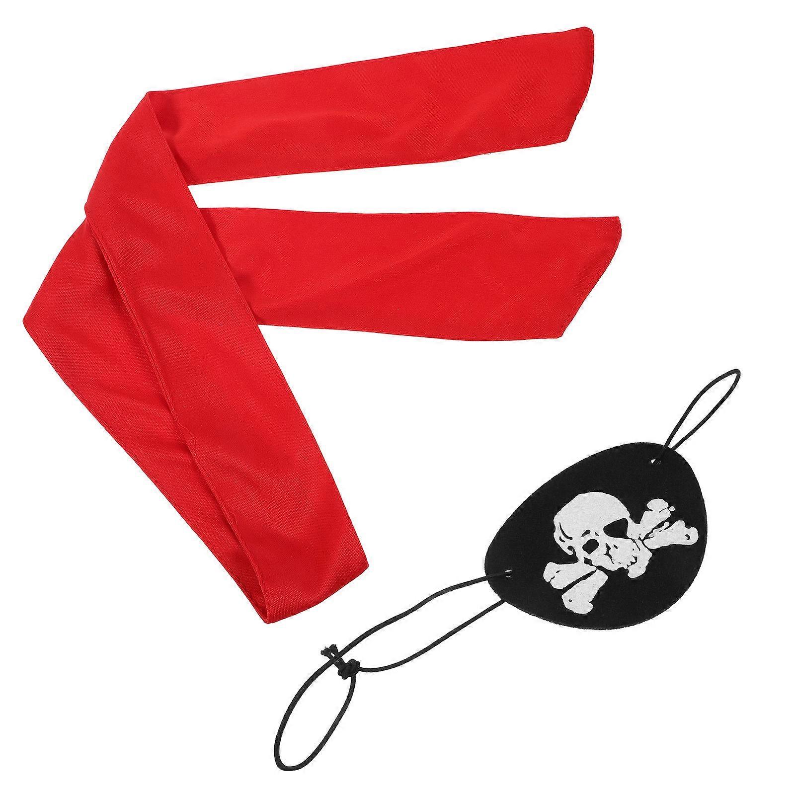 Pirate Cosplay Accessories For Adults And Cosplayers In Assorted Color With Adjustable Size And Skull Shape 1 Set
