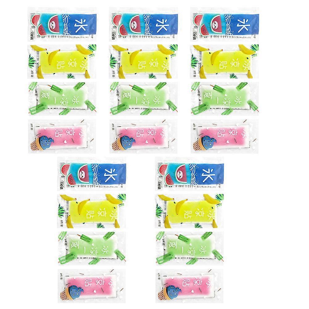 20Set Gel Cooling Patches For Children Adults At Home Travel Events Relief