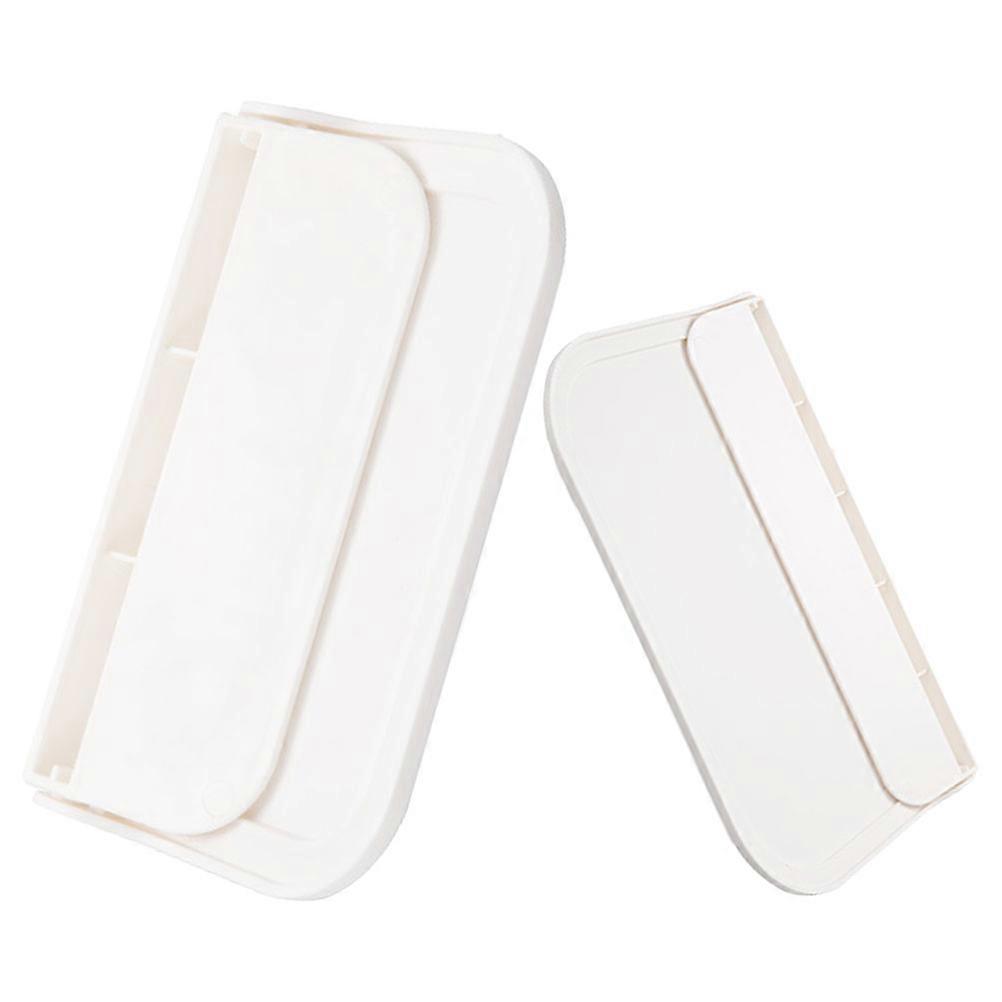 2PCS Wall Shelf Small Foldable Bathroom Storage Rack Adhesive Mounted Shelves for Towel and Soap