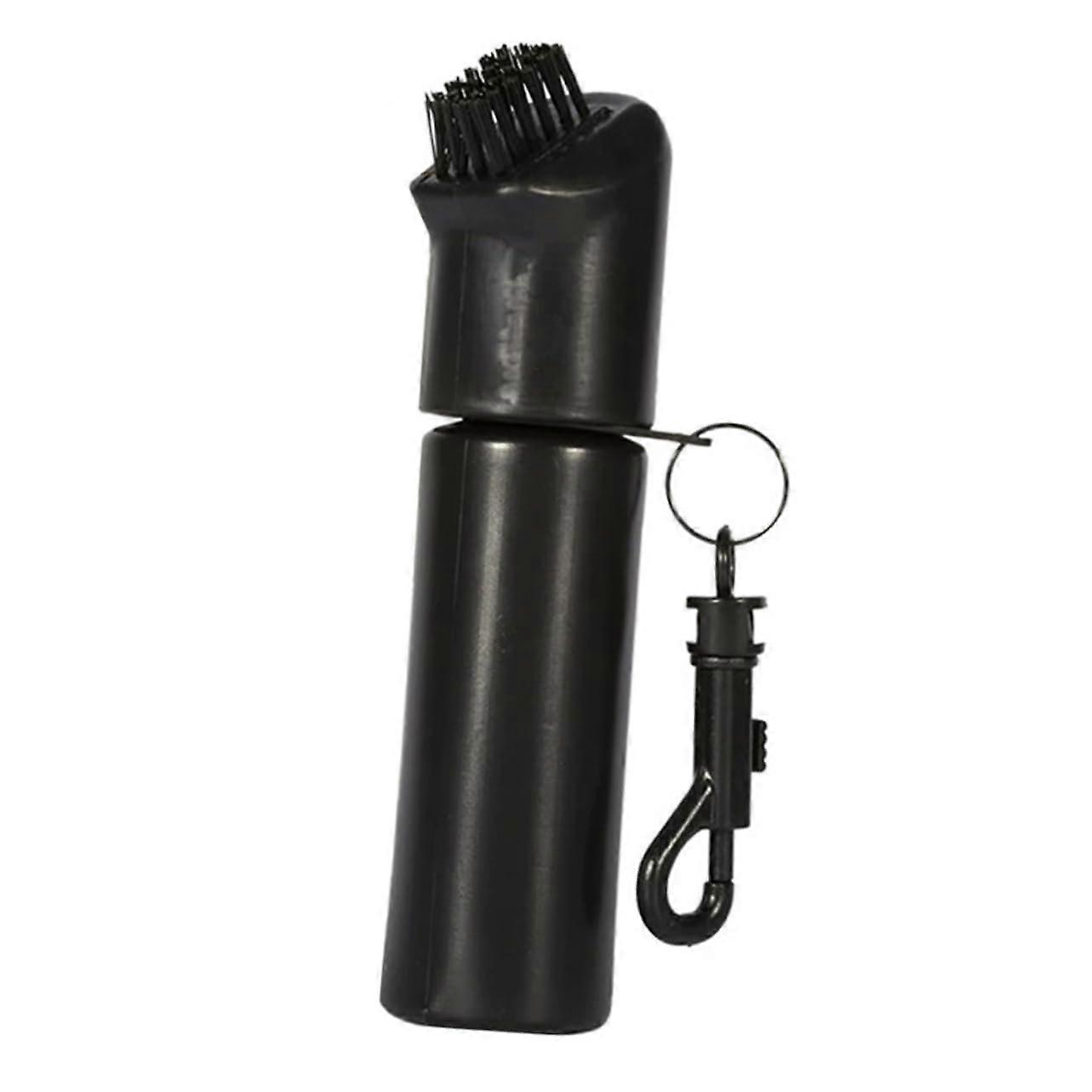 Golf club cleaner brush with spray function for onthego use and quality attachment