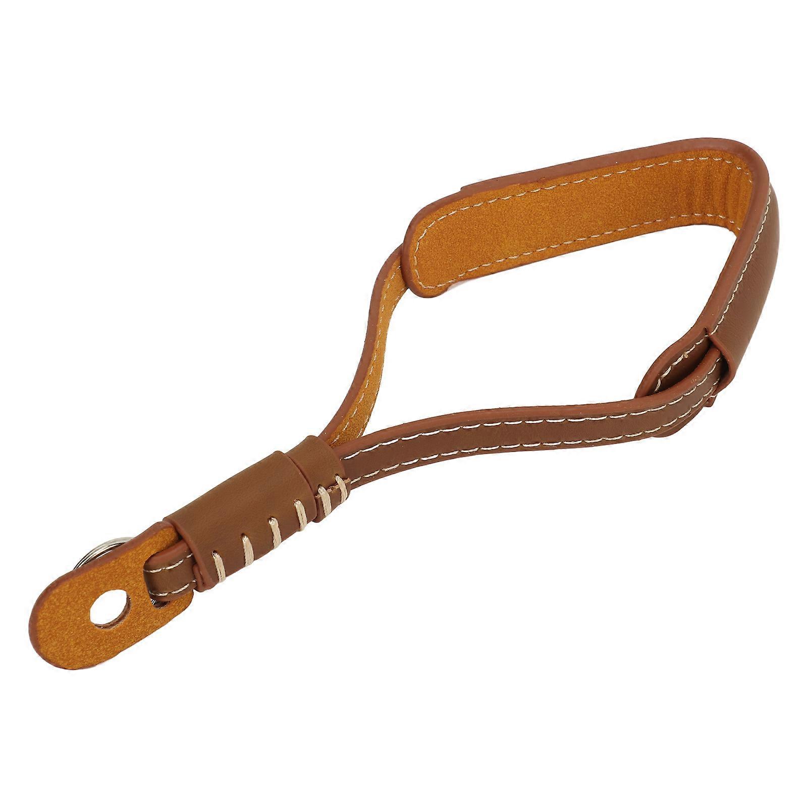 Camera Wrist Strap Adjustable Hand Strap PU Secure Grip Comfortable Camera Accessory for DSLR Mirrorless Camera Photo Brown