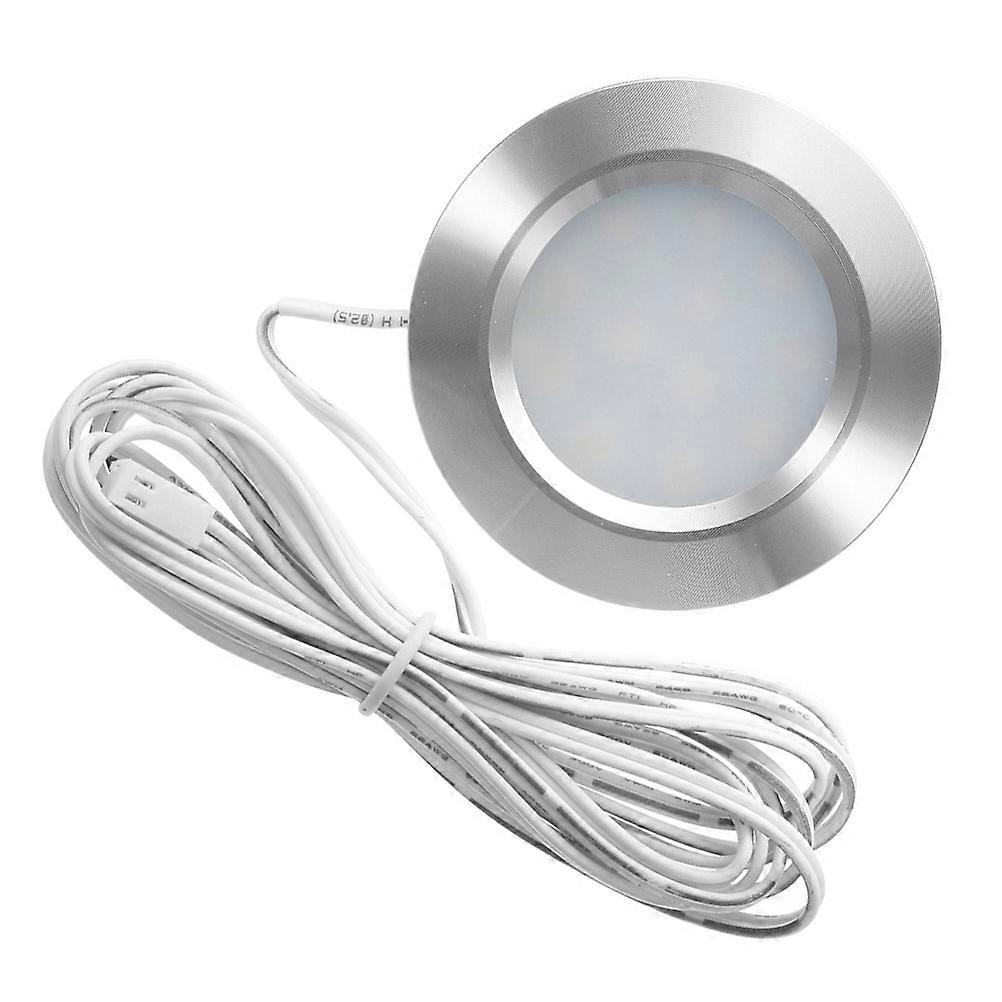 LED Downlight for Trailer Use Builtin 12 LEDs Aluminum Alloy Silver Color Waterproof IP44
