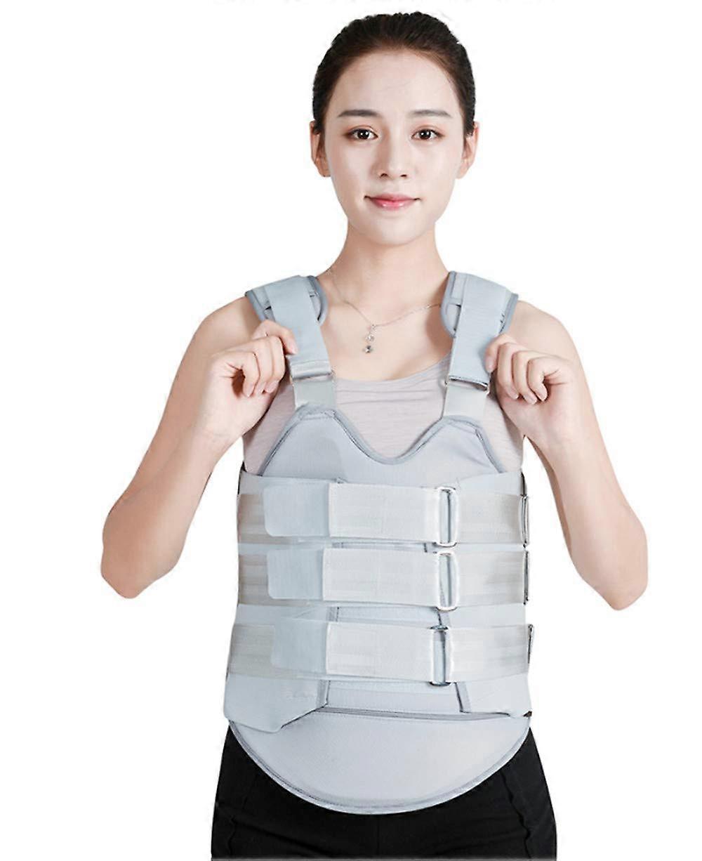 Thoracic Full Back Support, Treatment of Kyphosis, Osteoporosis, Spinal Compression Fractures, Upper Spine Injuries, and PostOperational Support, L