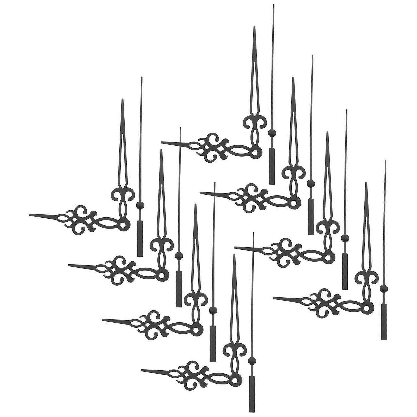 Diy Clock Hands Replacement Kit   Mute Metal Wall Clock Hands with Durable Plastic Craftsmanship, Lightweight Versatile Design for Silent Easy