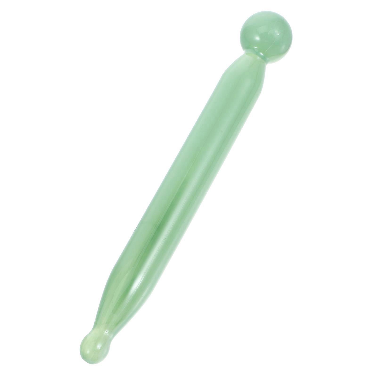 Resin Massage Wand for Therapy Sessions Deep Tissue Massages Green Scalp Stimulation 1Set