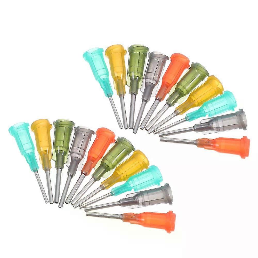 Dispensing Needle Replacement Nozzles, 50 Pcs Plastic Glue Needles for DIY Craft Projects