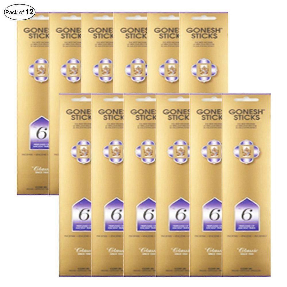 Gonesh Incense No.6 – Perfumes Of Ancient Times (20 Sticks In 1 Pack) (pack Of 12)