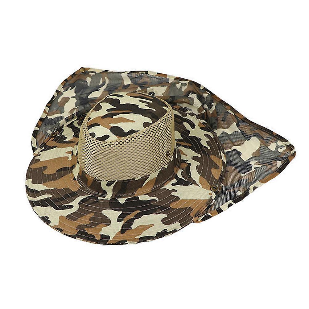 Versatile Sun Hat for Work, Back Flap Included, Ideal for Cycling and Boating