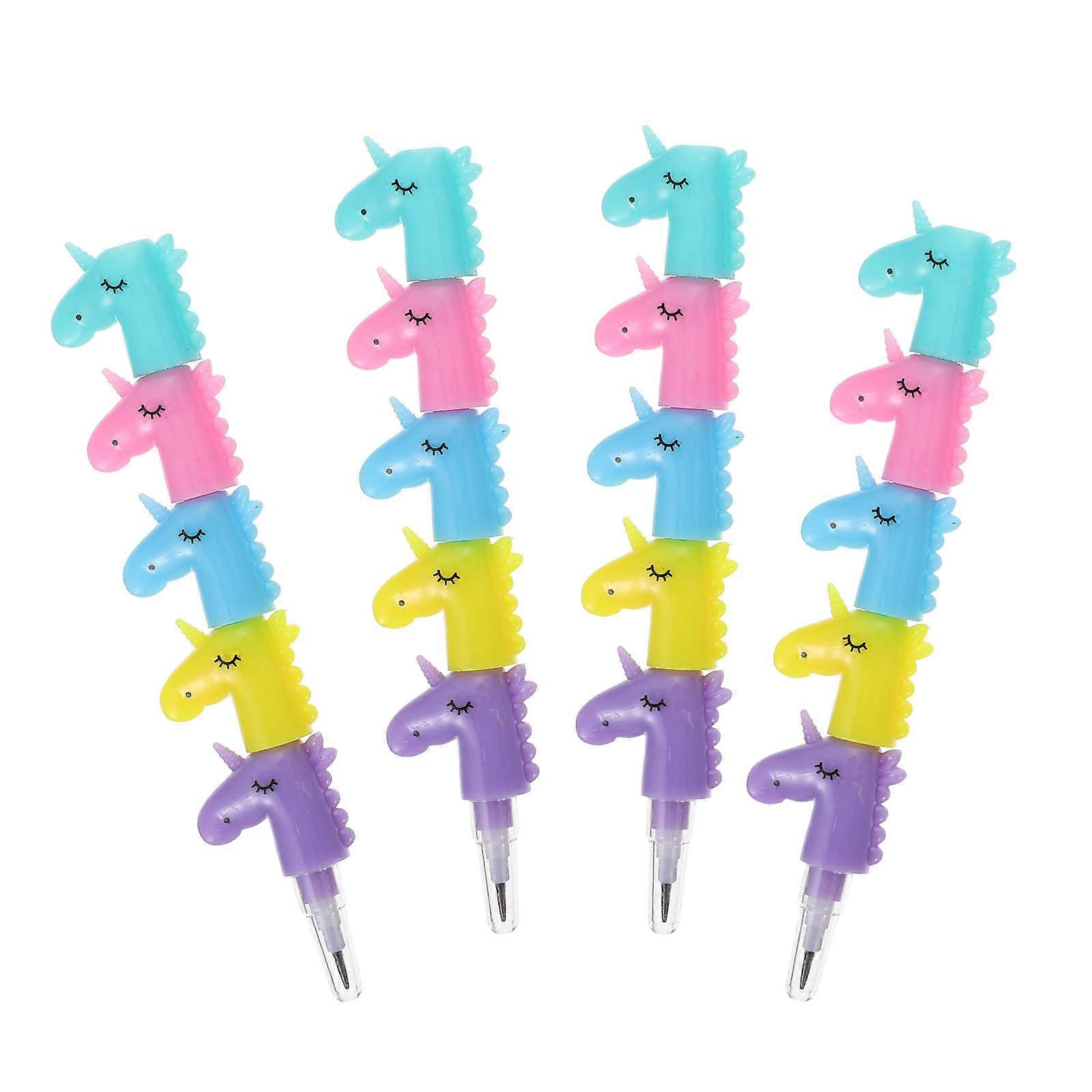 20pcs Stackable Pencils For Fun Creative Decorative Stationery Design Unique School Supplies Parties