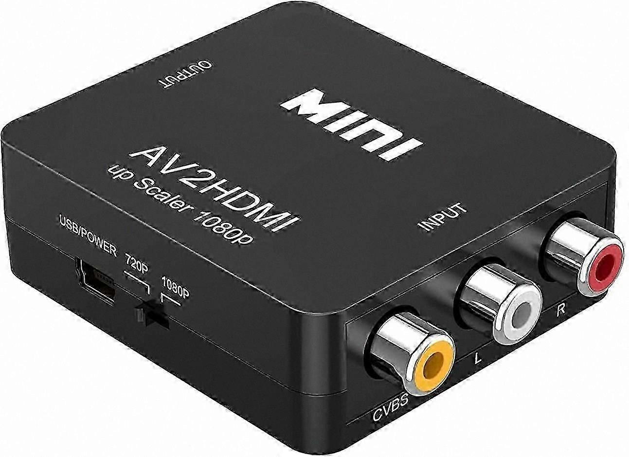 Mini AV to HDMI Converter Adapter for CVBS Video Signal