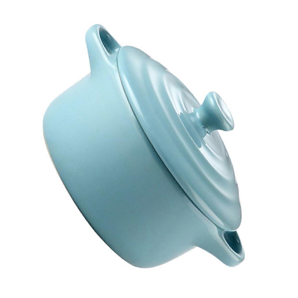 French Onion Soup Bowls with Double Handle, Microwave Safe Steamed Egg and Ramen Bowl, 13.00 x 9.80 x 7.50 CM