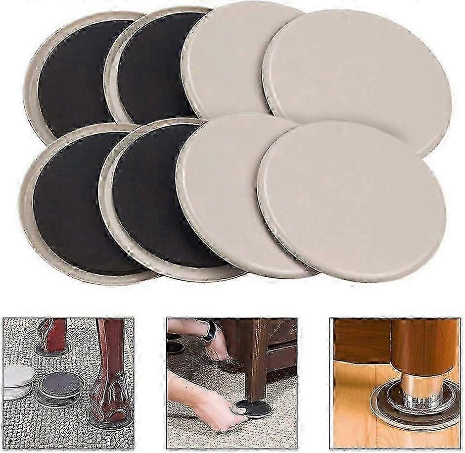 Επαναχρησιμοποιήσιμα ρυθμιστικά επίπλων για βαριά έπιπλα - Ολισθητήρες χαλιών πολλαπλών επιφανειών - Μεταφορείς επίπλων Δάπεδα από σκληρό ξύλο, μετακινήστε το δικό σας