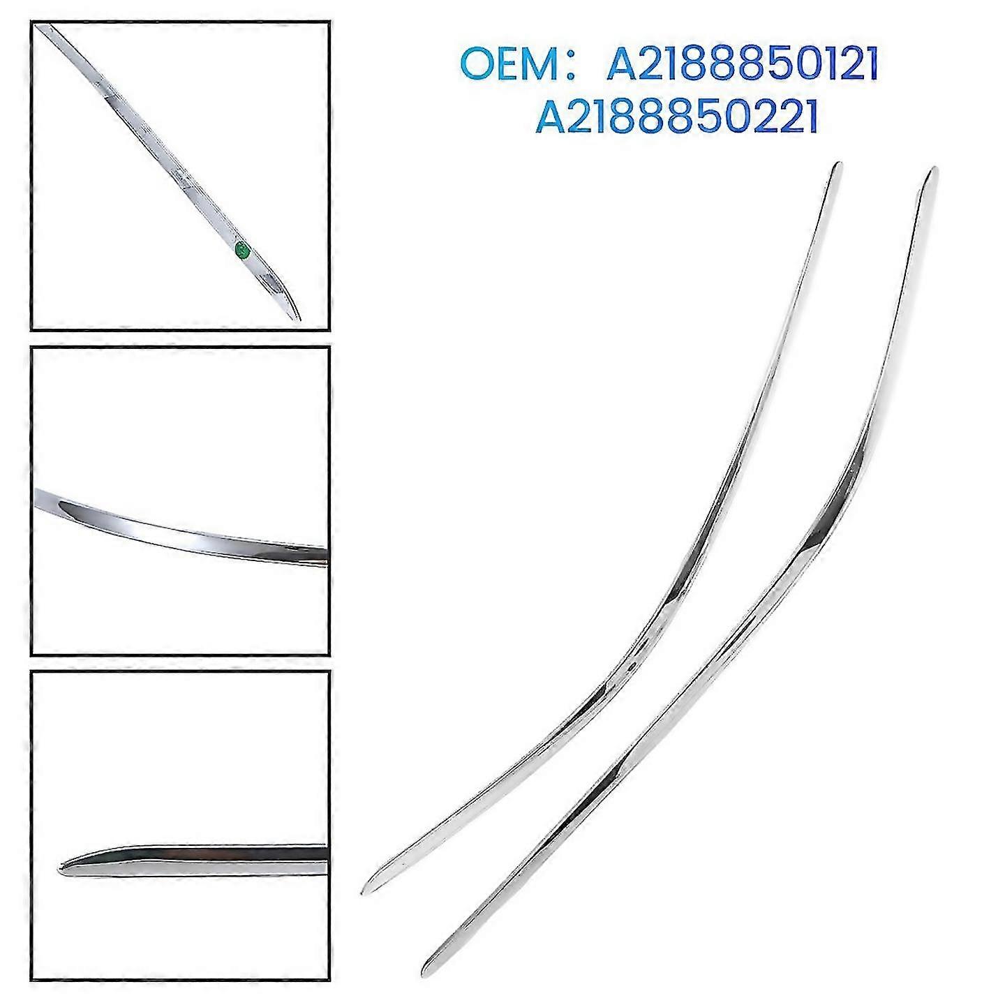 A2188850121 A2188850221 Car Left Right Front Bumper Trim Strips For W218 Cls300 Cls320 Cls350 Cls50