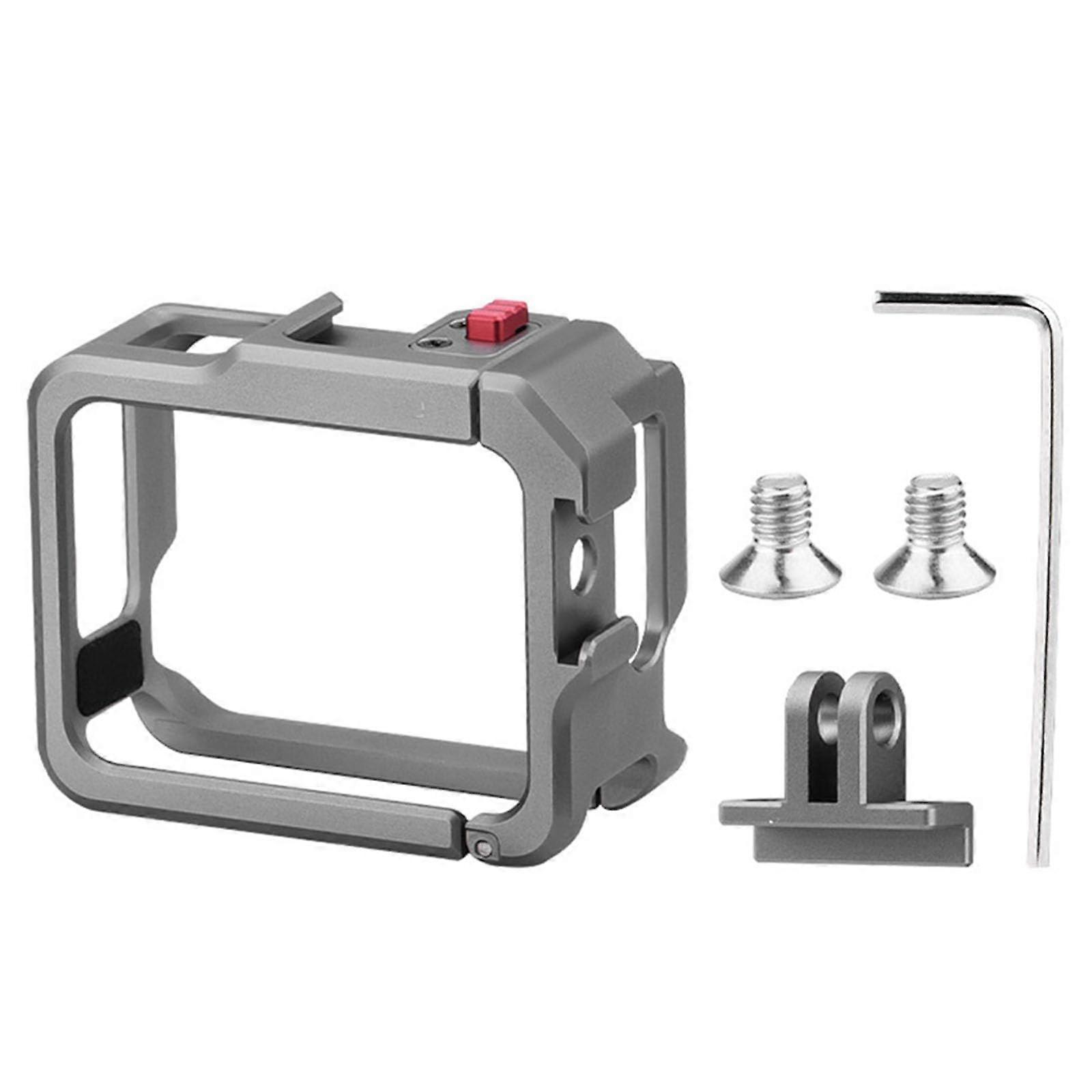 Rabbit Cage With Metal Frame, Quick-Release Latch, Aluminum Alloy, Protective Case For Insta360 GO3/GO3S Action Camera