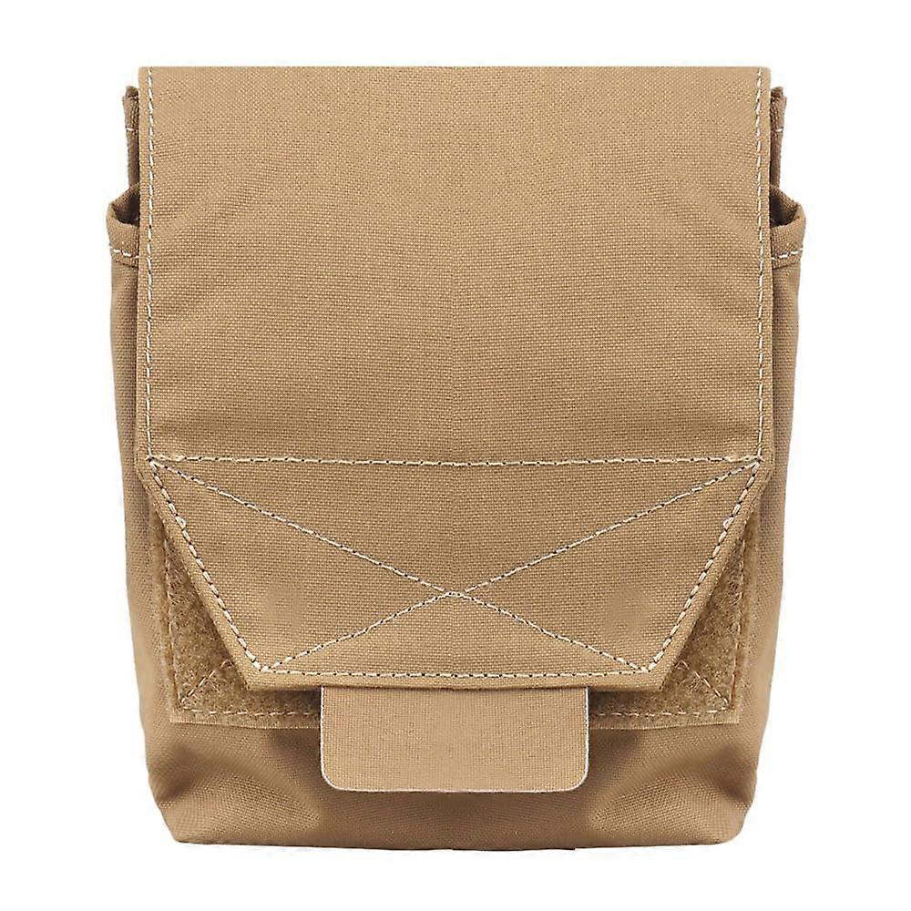 Molle Admin Tactical Emergency Bag Tool Bags Outdoor Belt Bag with Elastic Insert for Hiking, Hunting and Shooting sand