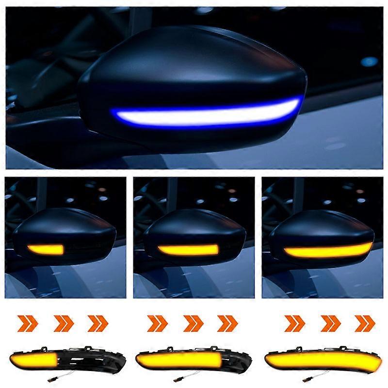 Applicable Dynamic Turn Signal Blinker Side Mirror Indicator Light Lamp for Peugeot 208 2008 12’-22 Citroen C3 MK3 C4 Cactus Opel Corsa F