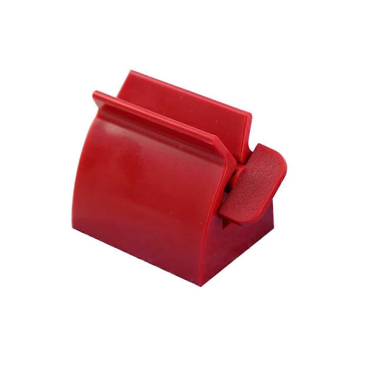 Automatic Toothpaste Dispenser, Quality Practical Toothpaste Squeezer for Efficient Use in Bathrooms and Cosmetics Products, Red