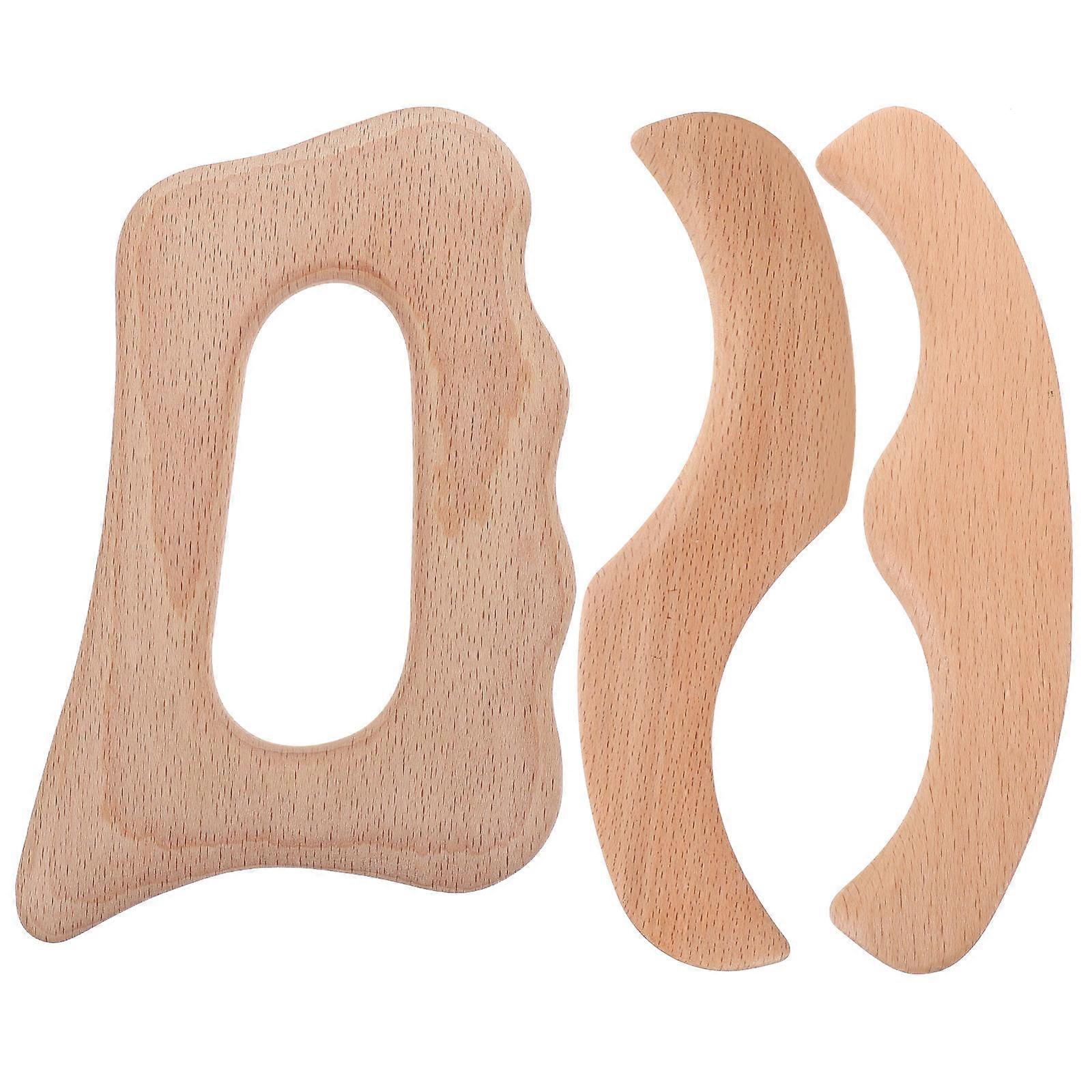 Manual Massage Tools S Shape Household Massage Scrapers For Daily Use 15.5X3Cm Circulation Promotion 3Pcs